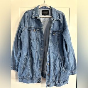 Forever 21 long denim jacket